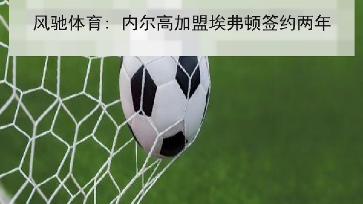 风驰体育: 内尔高加盟埃弗顿签约两年